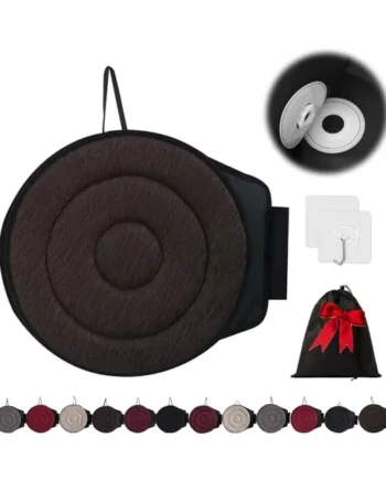 360 Rotating Seat Cushion for Car, Beneficial 360 Rotating Seat Cushion Elderly for Car, 360 Car Seat Swivel, Swivel Seat Cushion for Car for Elderly, for Those with Limited Mobility (Coffee-A)