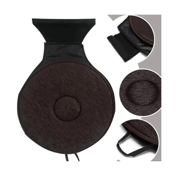 360 Rotating Seat Cushion for Car, Beneficial 360 Rotating Seat Cushion Elderly for Car, 360 Car Seat Swivel, Swivel Seat Cushion for Car for Elderly, for Those with Limited Mobility (Gray-B)