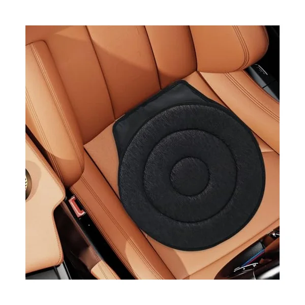 360 Rotating Seat Cushion for Car Portable Disc Pad Chair Assist Reduce Hip | Chair Mat Elderly Child Pregnant Woman Safety Rotating Disc Pad Assist Portable Chairs Car Vehicle