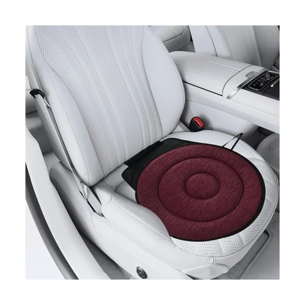 360 Rotating Seat Cushion for Car Portable Safety Assist Disc Pad | Chair Mat Elderly Child Pregnant Woman Safety Rotating Disc Pad Assist Portable Chairs Car Vehicle