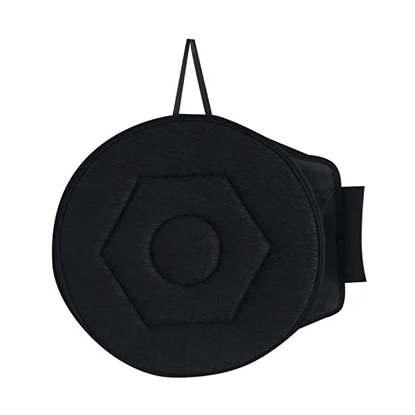 360 Rotating Seat Cushion for Car, Rotating Seat Cushion 360 Degrees Elderly Support, Portable Rotating Memory Foam Car Seat Pad, Beneficial 360 Rotating Seat Cushion (Black,Rhombic)