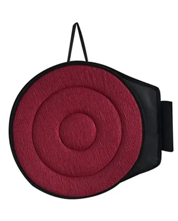 ​​360 Rotating Seat Cushion for Car, Rotating Seat Cushion 360 Degrees Elderly Support, Portable Rotating Memory Foam Car Seat Pad, Beneficial 360 Rotating Seat Cushion (red,Rounded)