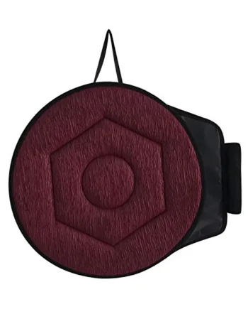 ​​360 Rotating Seat Cushion for Car, Rotating Seat Cushion 360 Degrees Elderly Support, Portable Rotating Memory Foam Car Seat Pad, Beneficial 360 Rotating Seat Cushion (Wine red,Rhombic)