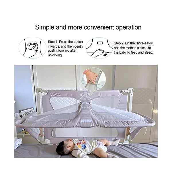 3 In 1 Baby Bassinet Bedside Sleeper,Co Sleeper For Baby In Bed,Portable Crib,breathable And Visible Mesh Window,soft Washable Liner Cover And Sturdy Aluminum Alloy,co Sleeper Bassinet Attach To Bed (