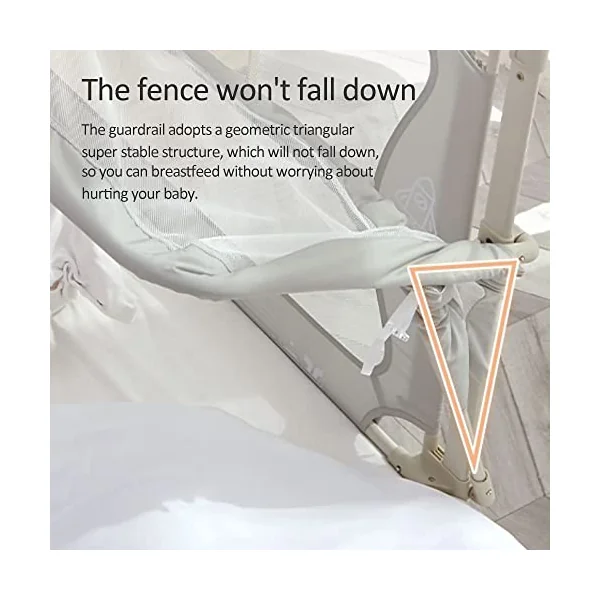 3 In 1 Baby Cosleeper Bed,co Sleeper For Baby In Bed,Cosleeper In Bed,bed Bassinet For Baby Co Sleeper,next To Me,breathable And Visible Mesh Window,soft Washable Liner Cover And Sturdy Aluminum Alloy