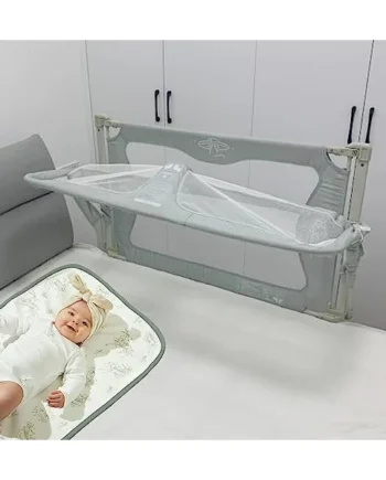 3 In 1Baby Bedside Sleeper,Multifunctional Mattress,summer Cool Mat,changing Mat And Shaping Pillow,breathable And Visible Mesh Window,soft Washable Liner Cover,bed Attachment For Baby For Co Sleeping