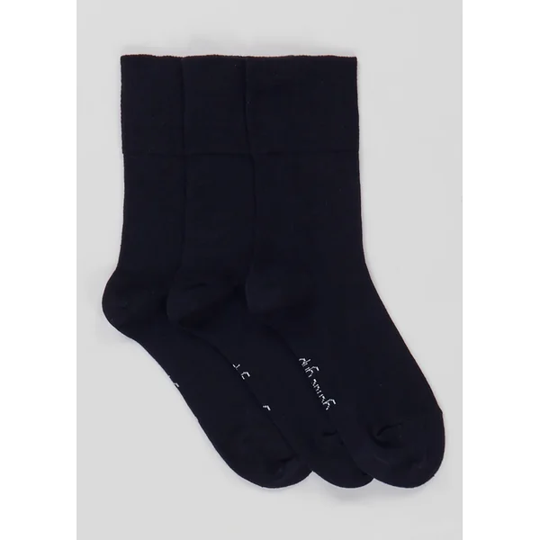3 Pack Gentle Grip Ankle Socks (One Size)