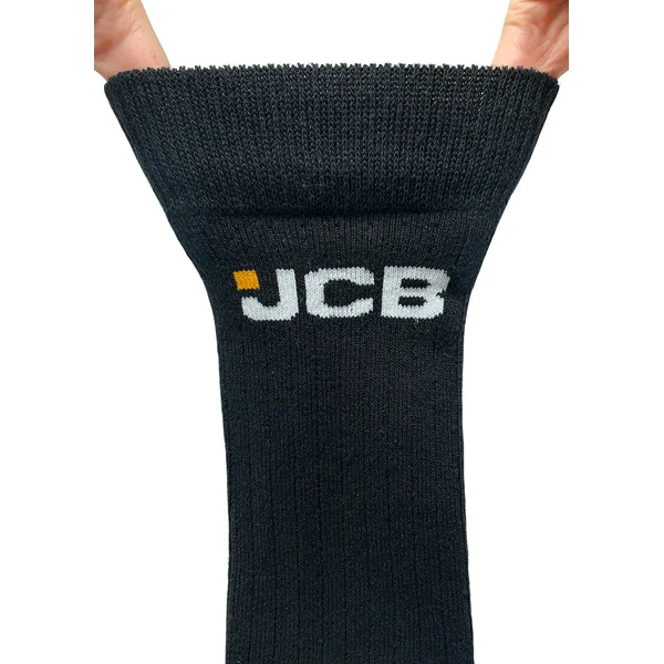 3 Pack JCB Black Work Socks