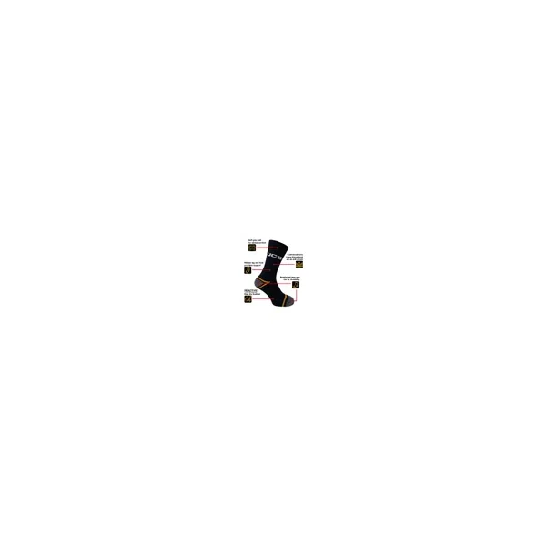 3 Pack JCB Black Work Socks