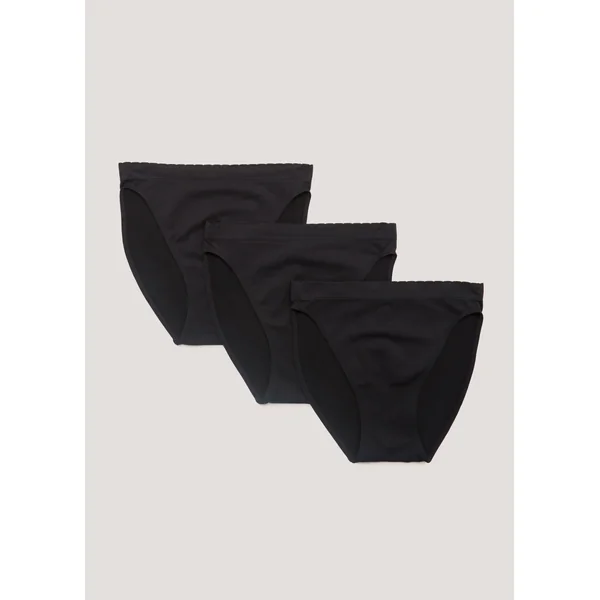 3 Pack Seamless High Leg Knickers