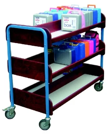 3 Tier Double Lunch Box Trolley