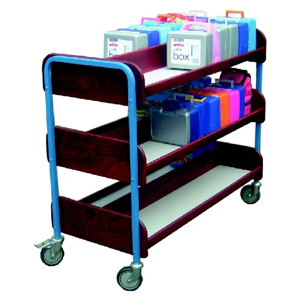3 Tier Double Lunch Box Trolley
