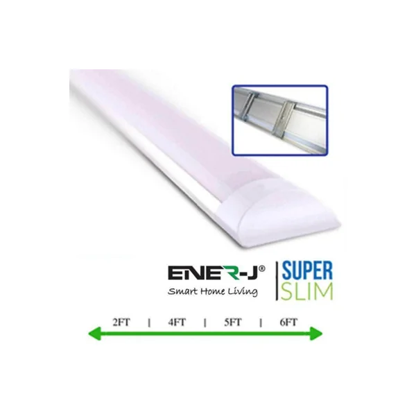 45W LED Prismatic Batten Fitting, 150cms, 4000K (Pack of 2 units)