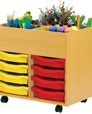 4 Bay Kinderbox with Tray Storage