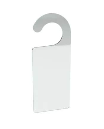 5pcs of Acrylic Door Hanger Blank,Personalised Acrylic Wedding Name Sleeping Door Hanger Sign,Acrylic Baby Wardrobe Dividers (Clear)
