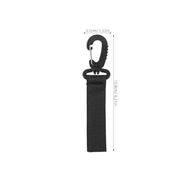 5pcs Stroller Hooks for Bags, Purse and Diaper Bag Hanger for Stroller, Buggy Organizer Hanger with 360° Rotating Hook Loop Strap Fit Pram Walker Shopping Cart