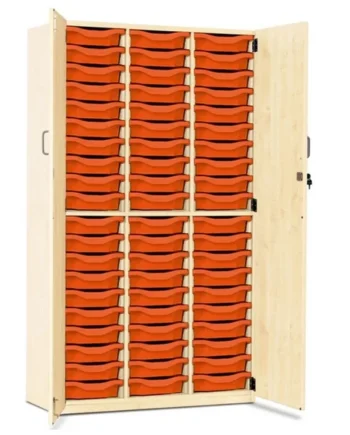 60 Tray Storage Cupboard - Full Doors