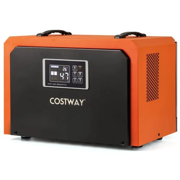 60L Crawl Space Dehumidifier with Drain Hose and 24H Timer