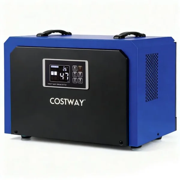 60L Crawl Space Dehumidifier with Drain Hose and 24H Timer