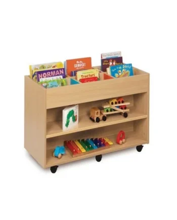 6 Bay Kinderbox with Shelf Storage