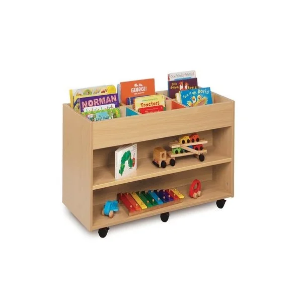 6 Bay Kinderbox with Shelf Storage