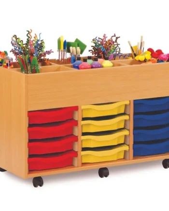 6 Bay Kinderbox with Tray Storage