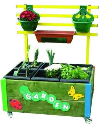 6 Box Planter with Hanging Rail