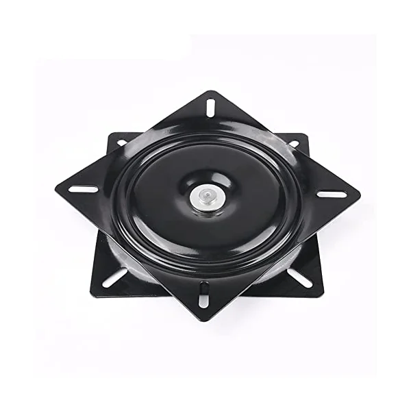 6 Inch Seat Swivel Plate, Bar Stool Swivel Plate, Square Heavy Duty Turntable Bearing Plate Steel Ball Bearing 360° Rotating Seat Base Plate for Bar Stool Chair TV Table Bar Swivel Boat Seat