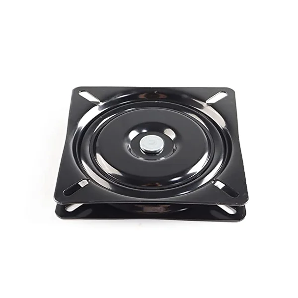 6 Inch Seat Swivel Plate, Bar Stool Swivel Plate, Square Heavy Duty Turntable Bearing Plate Steel Ball Bearing 360° Rotating Seat Base Plate for Bar Stool Chair TV Table Bar Swivel Boat Seat