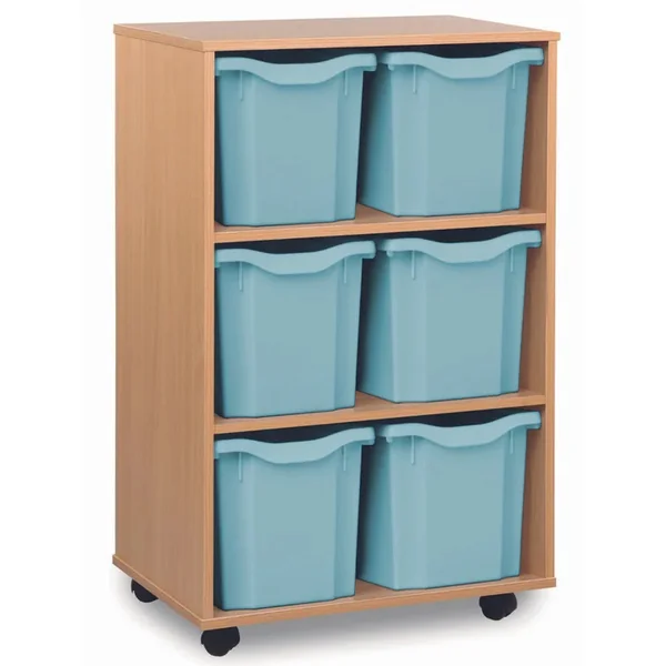 6 Tray Jumbo Vertical Storage