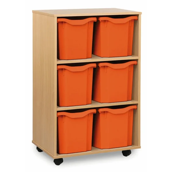 6 Tray Jumbo Vertical Storage