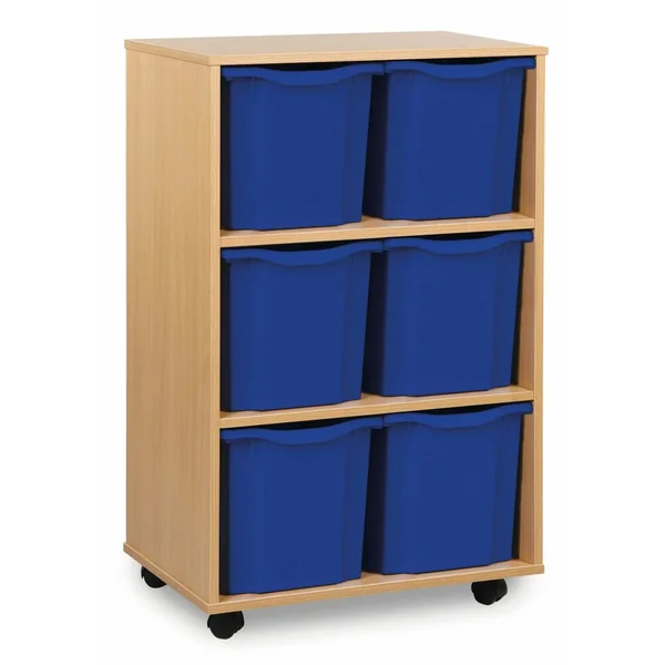 6 Tray Jumbo Vertical Storage