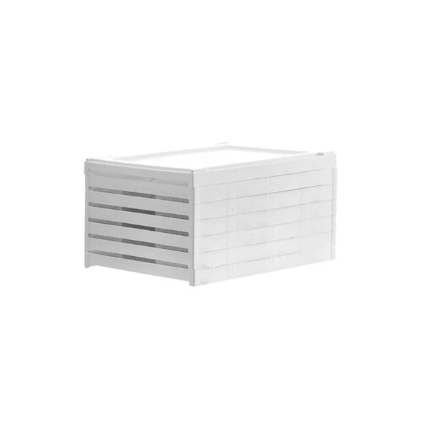 6-Tier Foldable Angel White Shoes Box Plastic Shoes Box Assembly Required