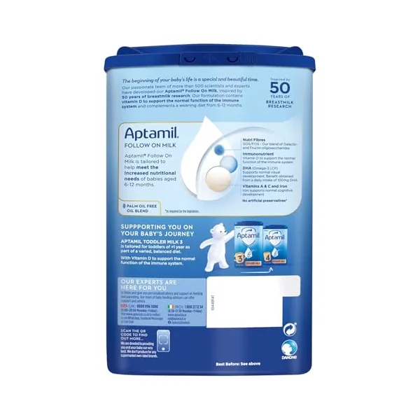 800g Aptamil 2 Follow On Milk Suitable For 6-12 Months Pack Of 3