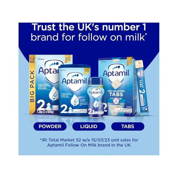 800g Aptamil 2 Follow On Milk Suitable For 6-12 Months Pack Of 3