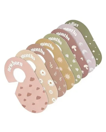 8 Pieces Fun Themed PVC Wardrobe Dividers for Childrens Clothing Storage and Organization Closet Organization Dividers