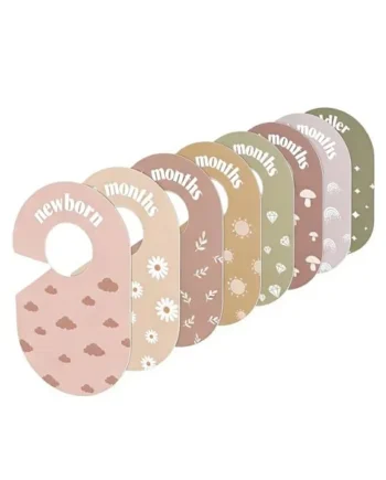 8 Pieces Fun Themed PVC Wardrobe Dividers for Childrens Clothing Storage and Organization Closet Organizers