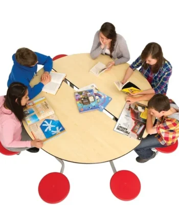 8 Seat Round Mobile Folding Table