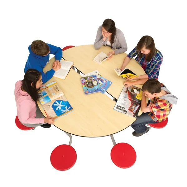 8 Seat Round Mobile Folding Table
