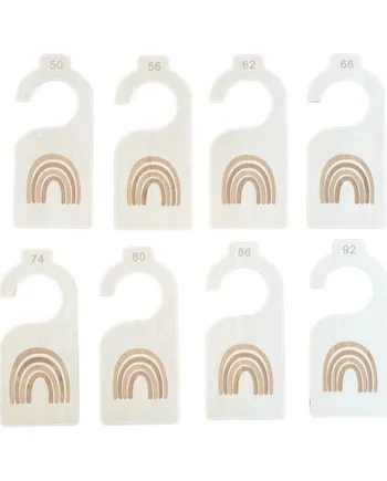 8pcs Baby Wardrobe Clothes Dividers, Double-sided Nursery Baby Closet Clothes Dividers, Nursery Decor, Baby Clothes Organizers