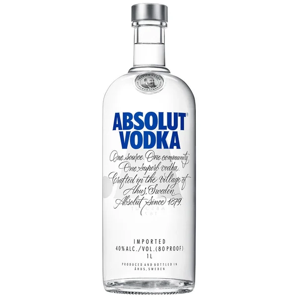 Absolut Original Swedish Vodka, 1L