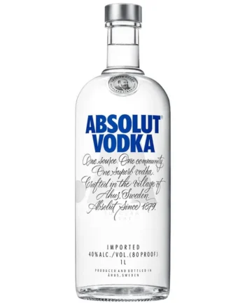 Absolut Original Swedish Vodka, 1L
