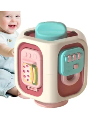 Activity Cube Fine Motor Learning Educational Toys | Kids Shape Sorter Activity Ball Box for Boys Girls Home School Classroom Preschool Car Travel Party Birthday