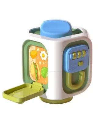 Activity Cube for Kids Fine Motor Learning Educational Toys | Kids Shape Sorter Activity Ball Box for Boys Girls Home School Preschool Homeschool Airplane Car Travel Travel
