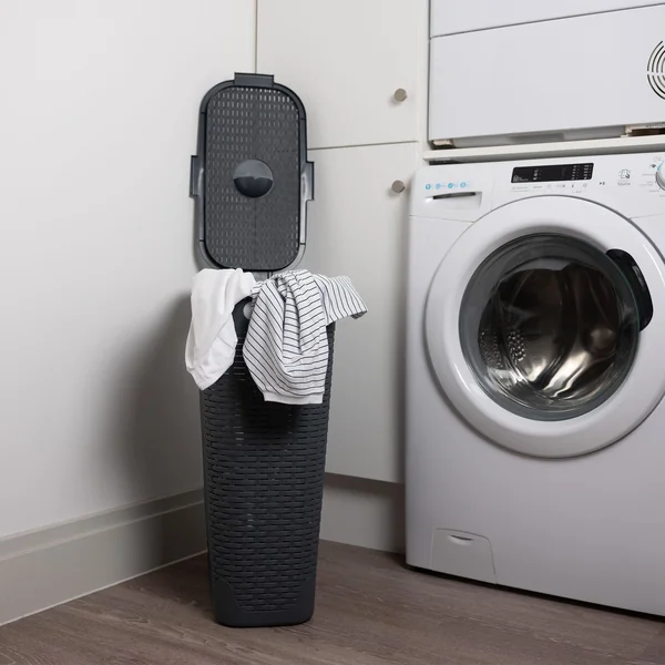 Addis 40 L Slimline Laundry Basket - Dark Grey