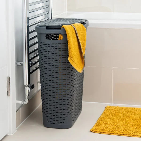 Addis 40 L Slimline Laundry Basket - Dark Grey