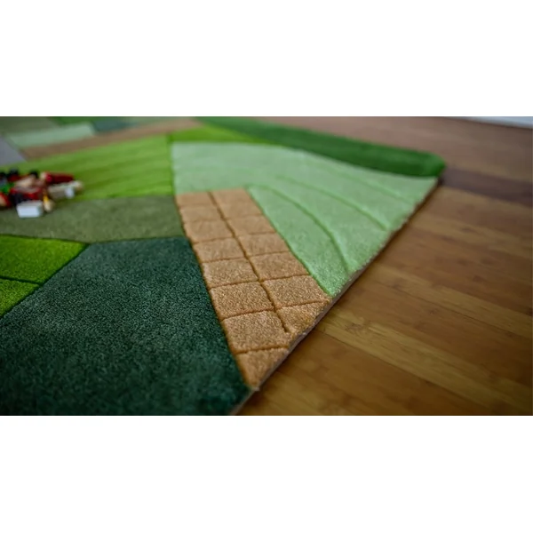 Aerial Landscape Super Deluxe Carved Carpet