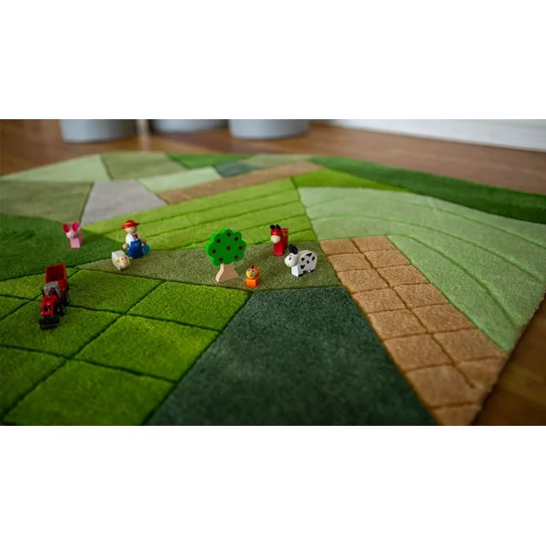 Aerial Landscape Super Deluxe Carved Carpet