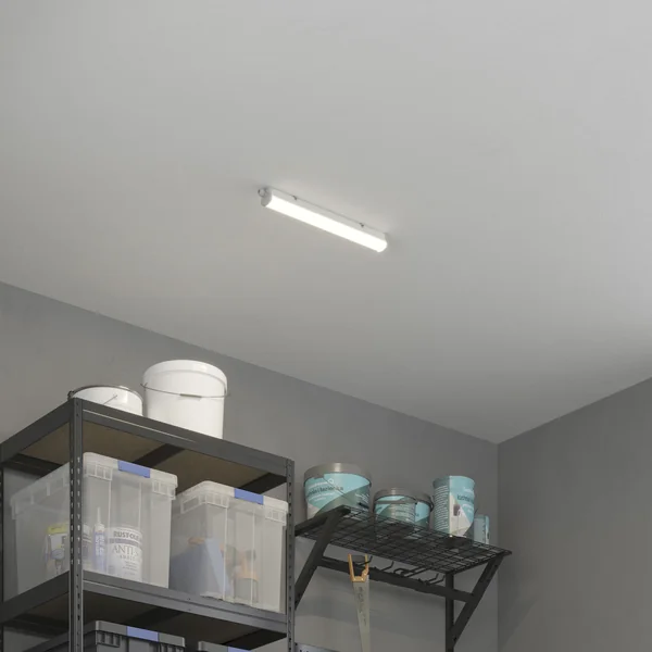 Afonso Neutral white Integrated LED Batten 19W 2100lm (L)0.53m