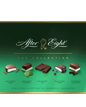 After Eight Collection Dark & Milk Peppermint Mint Chocolate Box 199g